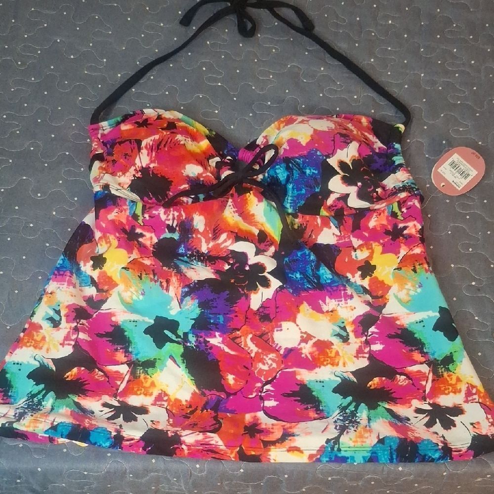 SO Multicolor Swim Top size XL NWT